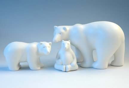 Polar bears by Jolyon Goddard