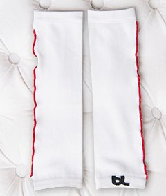 

Baby Leggings Infant Toddler Leg Warmers White Red Ruffles