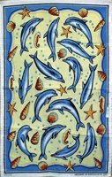 Algopix Similar Product 8 - Australiana Tea Towel - Dolphins