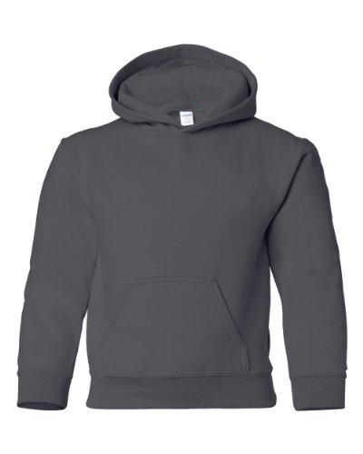 

Gildan 18500B Heavy Blend Youth Hooded Sweatshirt (Charcoal, Small)