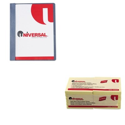 

KITUNV35668UNV56138 - Value Kit - Universal Plastic Cover (UNV56138) and Universal Standard Self-Stick Notes (UNV35668)