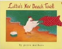 Lottie's New Beach Towel by Petra Mathers