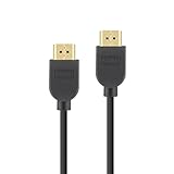 Kamor® Ultra Slim Series High Speed HDMI Cable(Male A-Male A, 25ft) , Gold plated HDMI to HDMI Cable supports Ethernet(Latest 1.4a Version, 15.2Gbps)3D, 4K, 1080P and Audio Return - Black