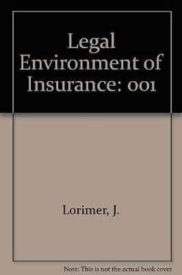 Legal Environment of Insurance: 001