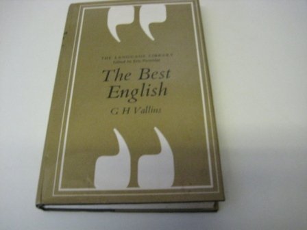 Best English (Language Library) by G.H. Vallins