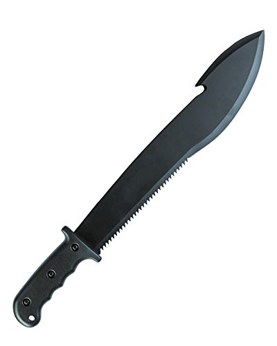 G8DS® Machete Hunting Buschmesser Axt Beil inkl. Scheide mit Sägeverzahnung und Reißhaken