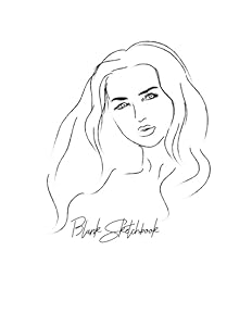 Sketch Book: Woman, Girl Ms Portrait Makeup, Lady Beauty with 100 Pages of 8.5"x11" Blank Paper for Drawing, Doodling or Learning to Draw, Sketch ... for all your drawing and art work Suitable by Nashwan Al-Ahdal