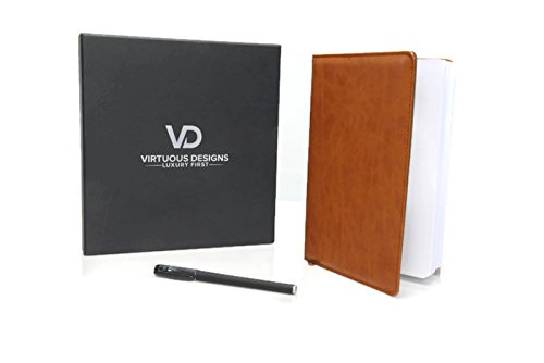 Algopix Similar Product 17 - Brown Leather Notebook Journal Gift