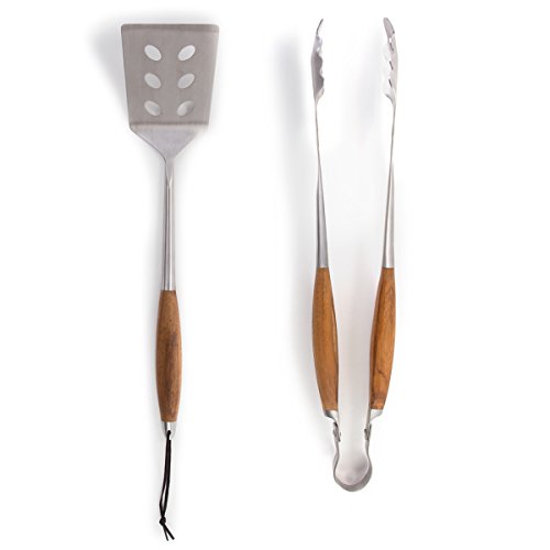 Algopix Similar Product 9 - Schmidt Brothers Bonded Teak BBQ Tool