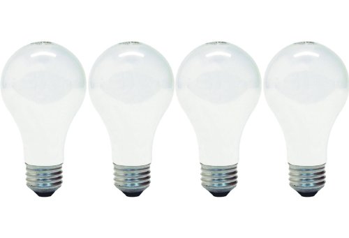 GE Lighting 13257 40-Watt A19, Soft White, 4-Pack