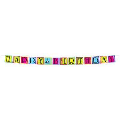 

Beistle 54538 Happy Birthday Streamer, Pack Of 12