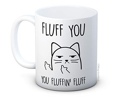 Algopix Similar Product 18 - Fluff You You Fluffin Fluff  Rude Cat