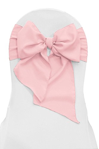 Algopix Similar Product 14 - LA Linen Polyester Poplin Chair Bow