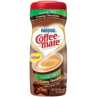 Coffee Mate Non-Dairy Coffee Creamer in Sugar Free Creamy Chocolate, 10.2 Oz. (4 Pack)