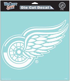 NHL 8x8 White Die-Cut Decal