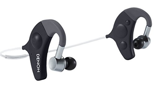 Denon AH-W150BK Exercise Freak In-Ear Headphones, Black/Grey