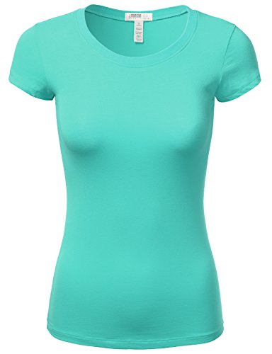 J.TOMSON Womens Basic Short Sleeve T-Shirt