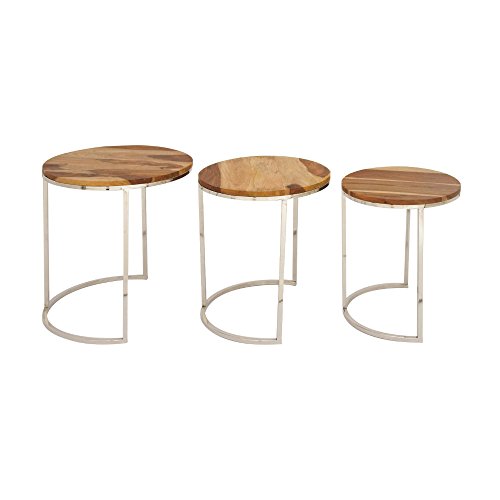 Algopix Similar Product 16 - Benzara Attractive Wood Iron Nest