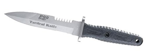 Walther Tactical Knife P99 Messer mit Teil-Sägezahnung 5.2179 + G8DS® Schulterholster
