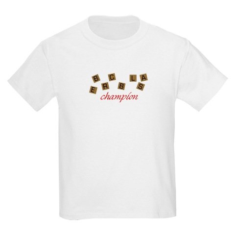 Scrabble Champion shirt