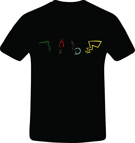 Four pokemon outline, Custom Tshirt