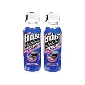 Endust Twin Pack of 10 Oz. Duster (2 ea.) with Safety Bitterant #152