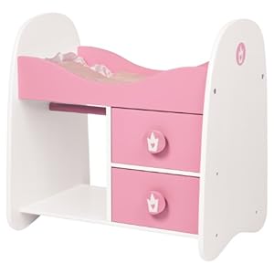 Bayer Design 51101 - Puppenbett aus Holz Prinzessin circa 51 / 36 / 51 cm