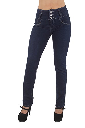 Style G801P- Plus Size, Colombian Design, High Waist, Butt Lift, Boot Cut Jeans
