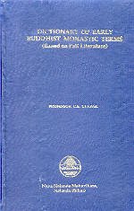 Dictionary of early Buddhist monastic terms: Based on Pali literature by Chandrika Singh Upasak
