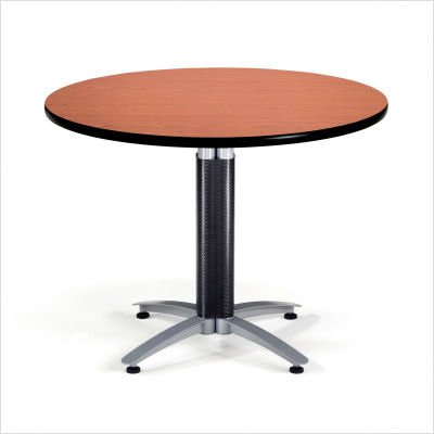 

OFM KMT42SQ-CHY Square Multi-Purpose Table, Metal Mesh Base, 42", Cherry