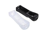 2pcs Negroid and White Replacement Silicone Protective Skin Case Cover for Nintendo Wii Remote Controller by Blovess