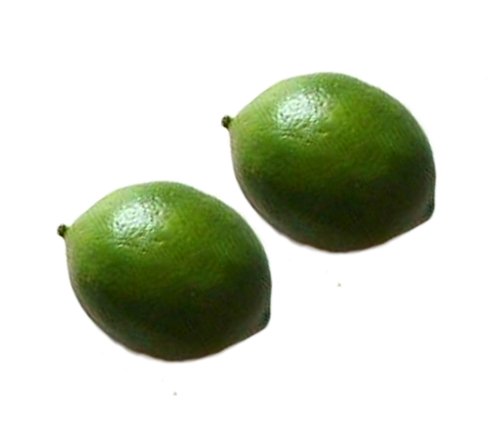 

HotEnergy 2pcs Artificial Green Lemons - Decorative Fake/Plastic/Ornamental Fruit