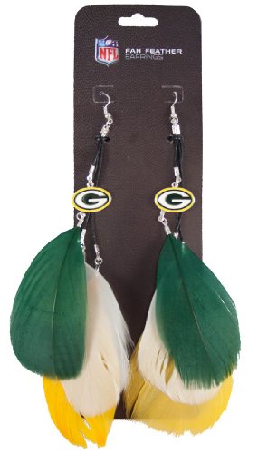 NFL Team Color Feather Earrings