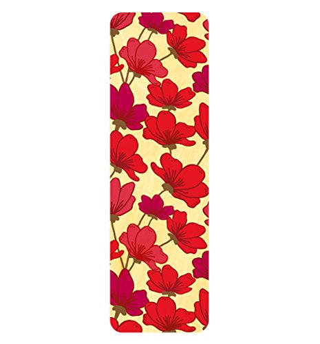 Algopix Similar Product 18 - Ruby Petals Wood BookmarkRuler by