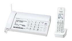 Panasonic デジタルコードレスFAX 子機1台付き 1.9GHz DECT準拠方式 ホワイト KX-PD304DL-W