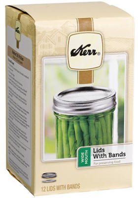 

(36) Kerr 00087 12 Packs Wide Mouth Canning Jar Caps (432 Total)