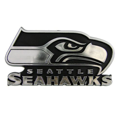 Seattle Seahawks Car 3D Chrome Auto Emblem