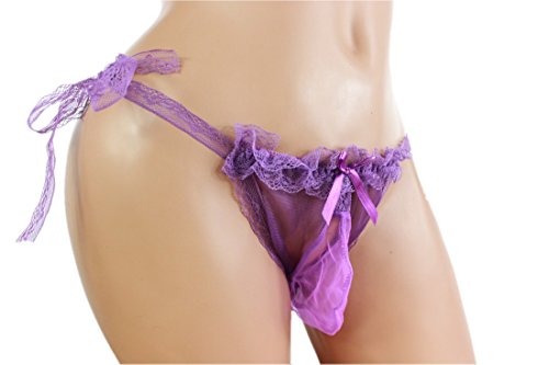 

SISSY pouch panties waist size 19"-50" open crotch bikini sexy for men nws01