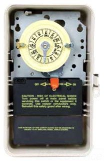 

Intermatic T106P3 Timer Switch, 208V-277V 24 Hr. Mechanical SPDT w/NEMA 3R Plastic Case - Beige