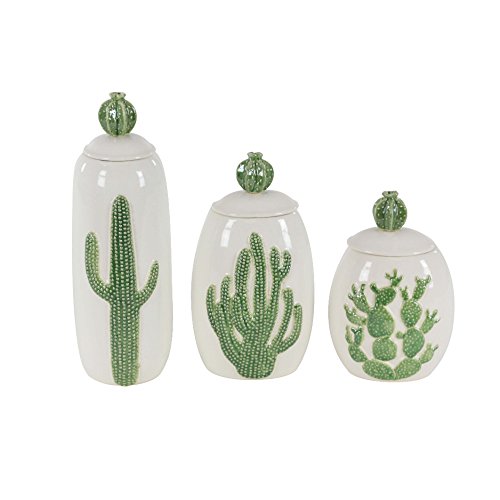 Algopix Similar Product 13 - Benzara Embossed Cactus Designed