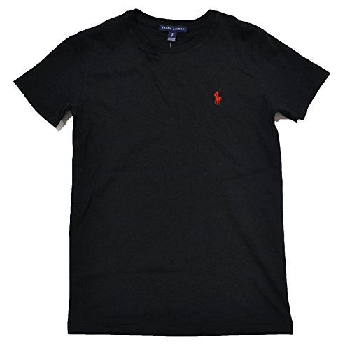 Ralph Lauren Women Crew Neck Ribbed Pony Logo T-shirt