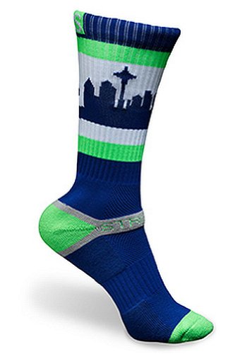 Strideline Sports Athletic Crew City Socks - Unisex One Size