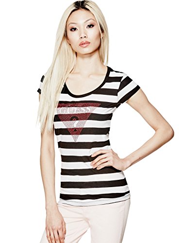 GUESS Women's Tracy Rhinestone Tee