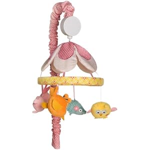 Kids Line Dena Happi Tree Musical Mobile, Pink