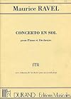 Concerto En Sol, Pour Piano Et Orchestre (Avec Reduction De L'orchestre Pour Un Second Piano)