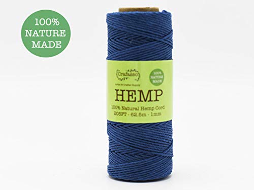 Algopix Similar Product 9 - Crafasso Hemp Twine Cord Spool 205ft