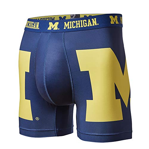 Algopix Similar Product 3 - Fandemics Mens NCAA Boxer Brief Blue