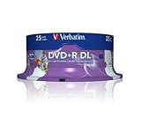 Verbatim DVD+R Double Layer 8x Speed 8,5 GB, stampabili, confezione da 25