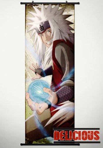 Home Decor Japanese Anime Naruto Cosplay Wall Scroll Poster Jiraiya 17.7 X 49.2 Inches-P104489001
