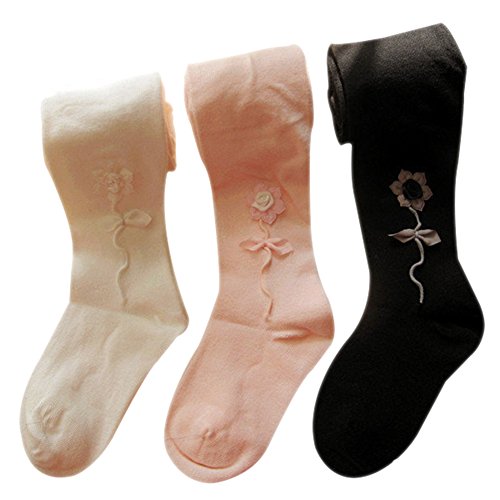 Taiycyxgan Baby Girls Flower Legging Pants 3 Pack Tights Panties Stockings